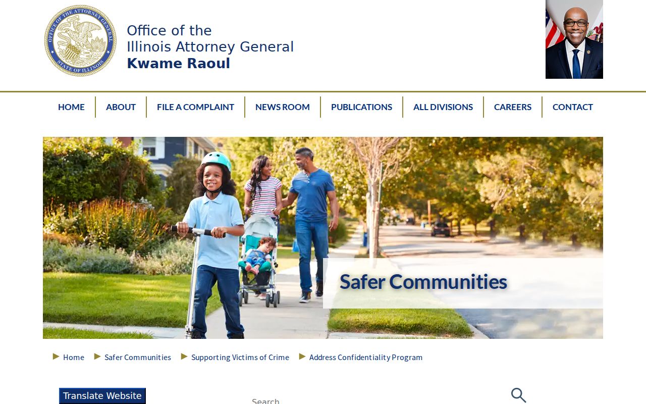 Illinois Address Confidentiality Program protections relevant to Granite City neighbors